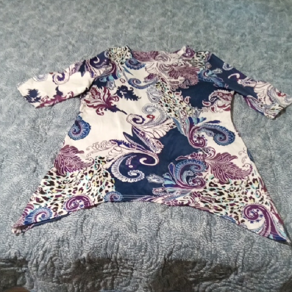 Paisley Print Women's Top
